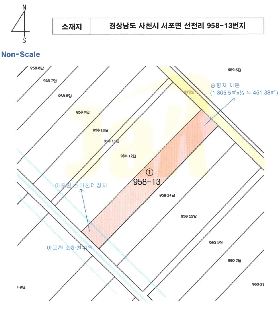 경상남도 사천시 서포면 선전리 958-13 답 경매 사진 17