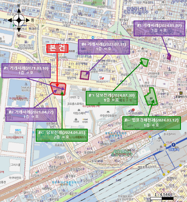 서울특별시 영등포구 영등포동4가 443 센트럴푸르지오시티 제1층 제111호 근린상가 경매 사진 25