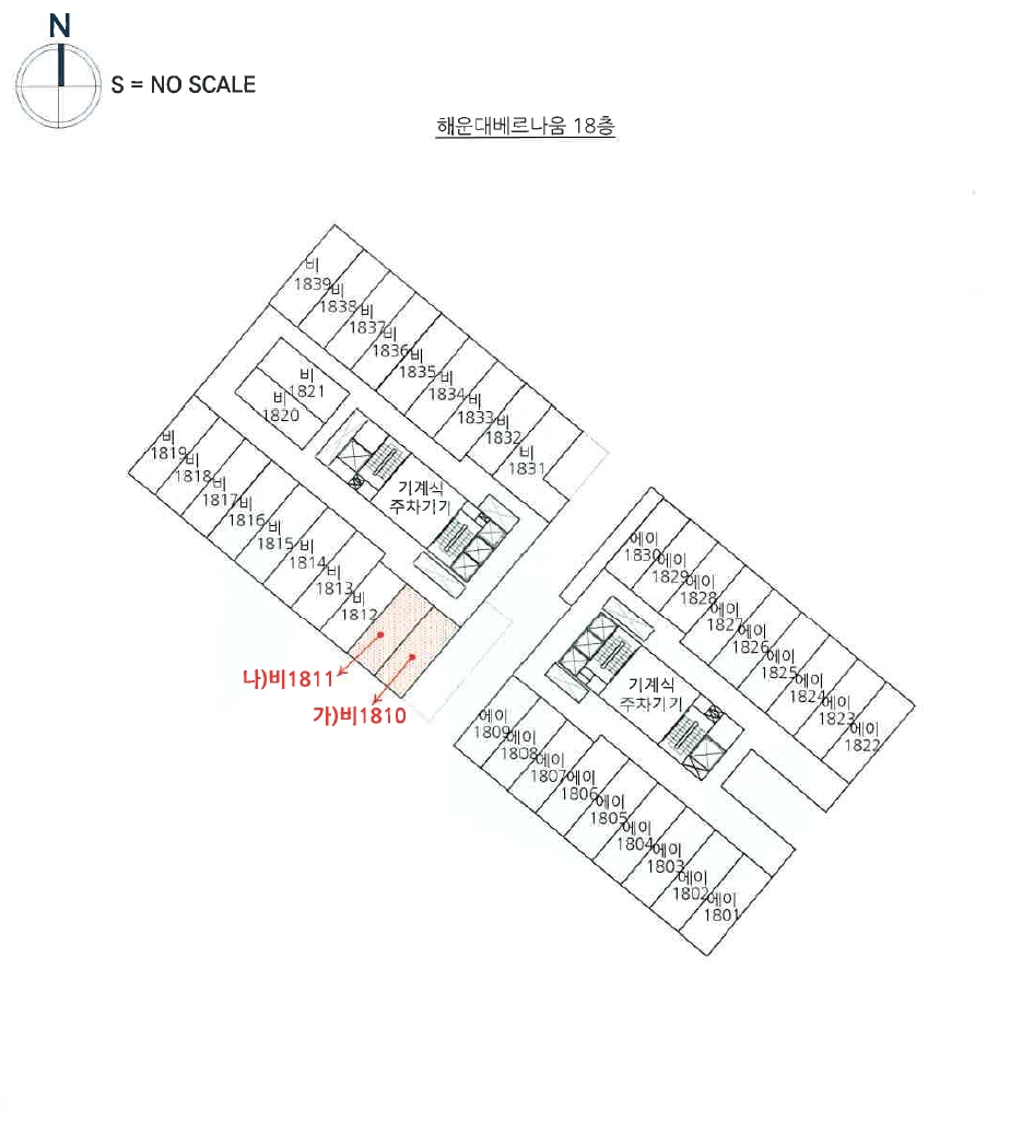 부산광역시 해운대구 좌동 1476-1 해운대베르나움 18층비1810호 오피스텔 경매 사진 21