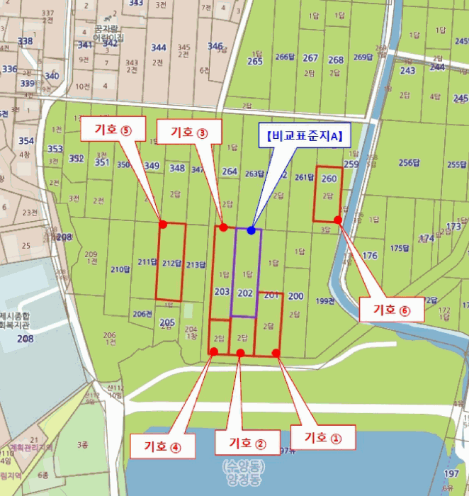 경상남도 거제시 양정동 201-2 외 3필지 답 경매 사진 13