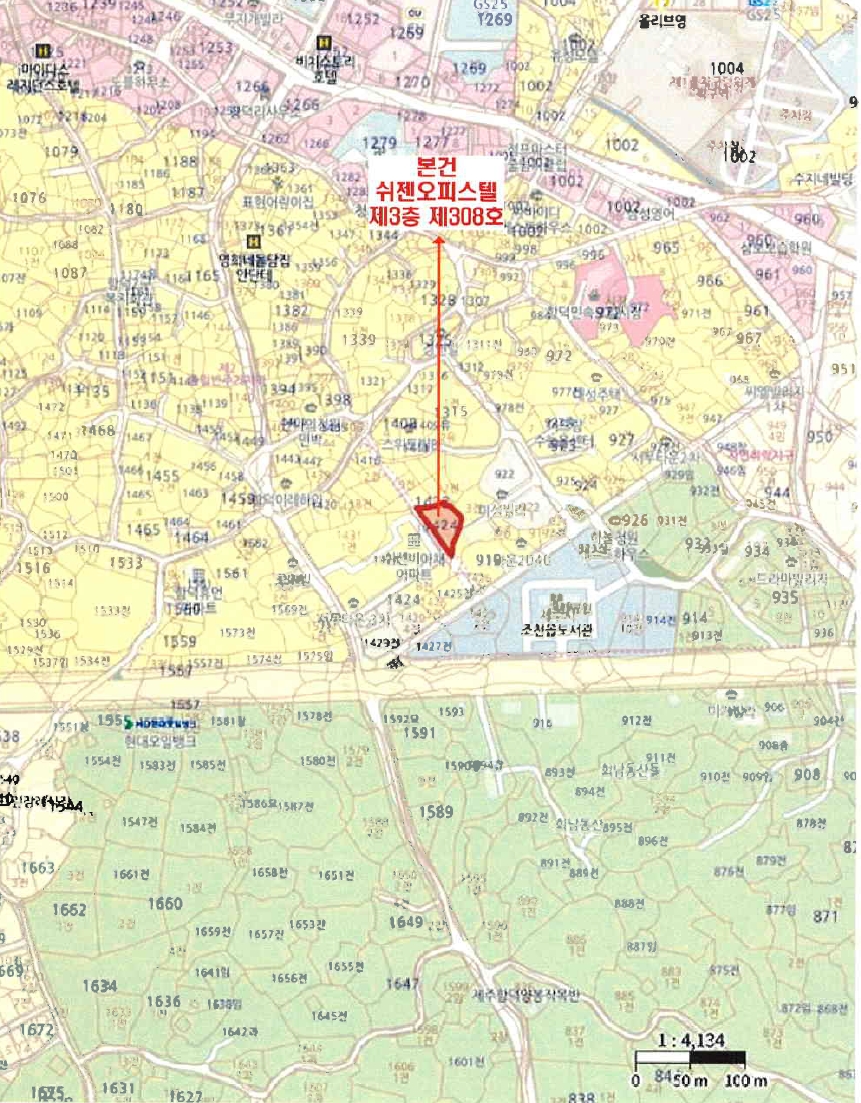 제주특별자치도 제주시 조천읍 함덕리 1424-9 쉬젠오피스텔 3층 308호 오피스텔 경매 사진 15