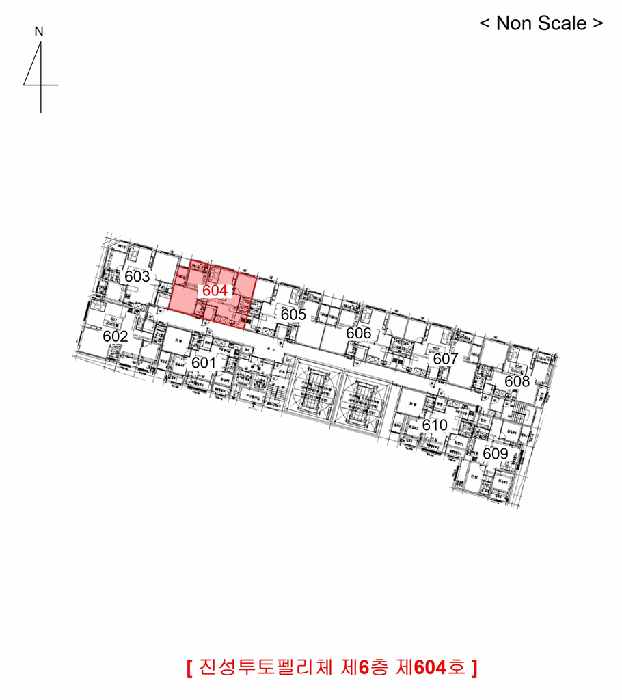 인천광역시 미추홀구 숭의동 346-5 진성투토펠리체 6층604호 외 1필지 오피스텔(주거) 경매 사진 10