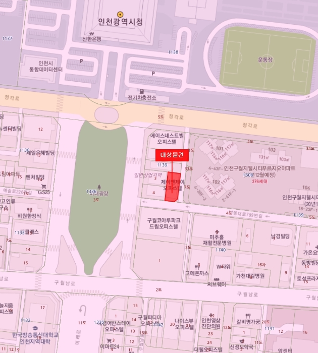 인천 남동구 구월동 1139-5, 4층404호 (구월동,제이앤제이오피스텔) 오피스텔(주거) 경매 사진 11