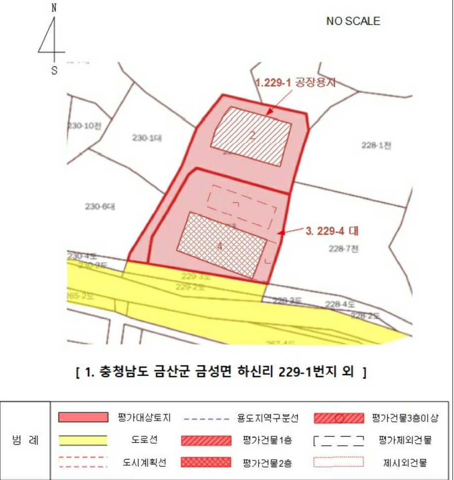 충청남도 금산군 금성면 하신리 229-1 외 1필지 공장 경매 사진 69