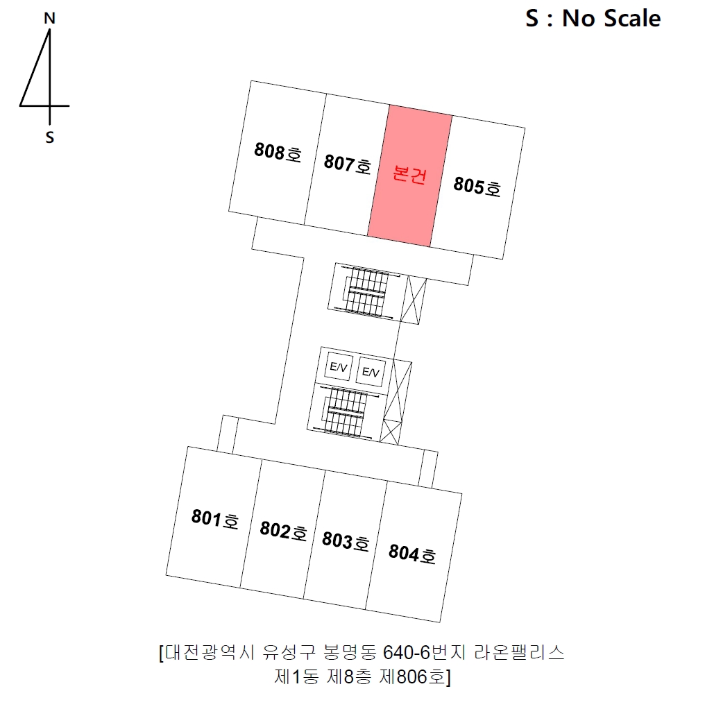 대전광역시 유성구 봉명동 640-6 라온팰리스 1동 8층806호 도시형생활주택 경매 사진 44