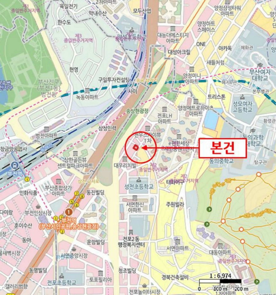 부산광역시 부산진구 전포동 558 동우 오필리아 11층1101호 아파트 경매 사진 17