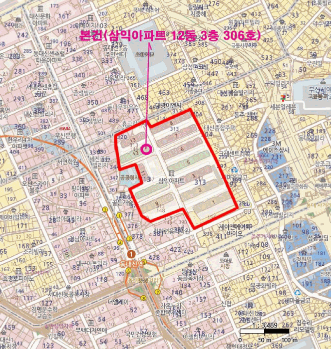 부산광역시 서구 동대신동2가 313-145 삼익아파트 12동 3층306호 아파트 경매 사진 11