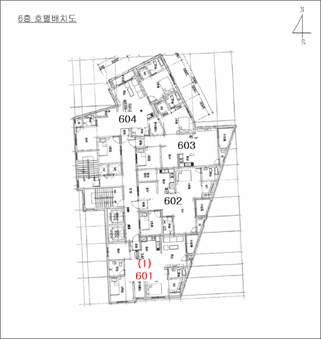 경기도 평택시 신장동 203-5 에메랄드포레스트 6층601호 외 6필지 도시형생활주택 경매 사진 14