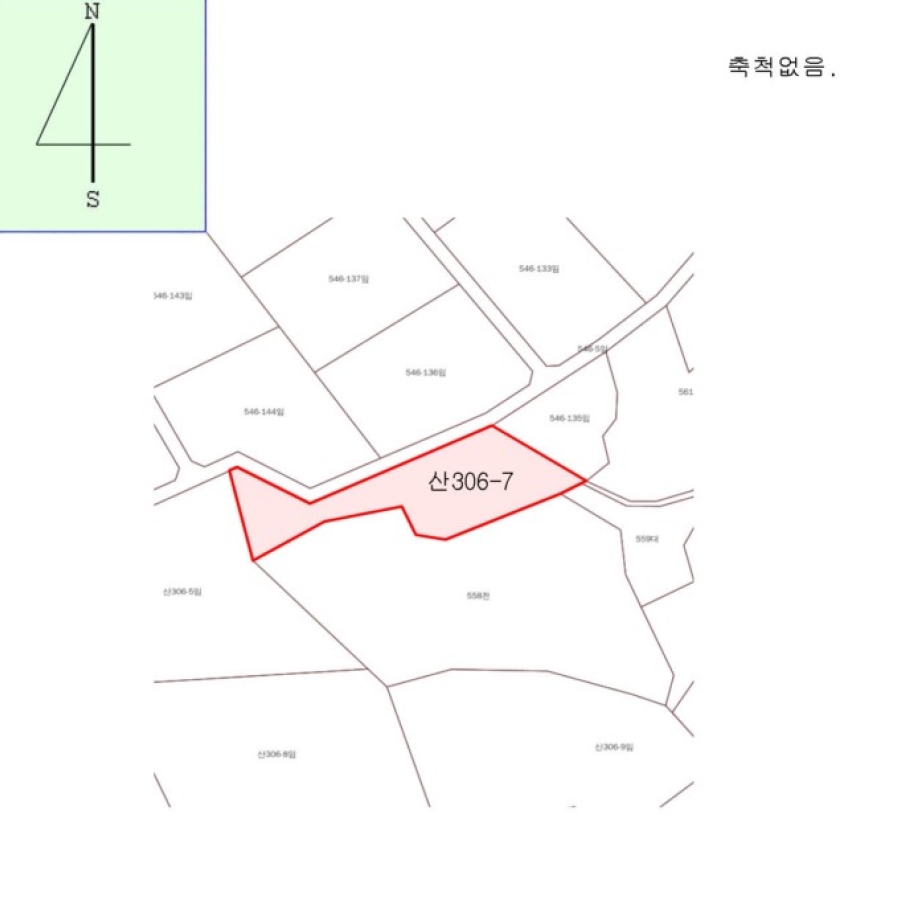 강원특별자치도 평창군 대관령면 횡계리 산306-7 임야 경매 사진 9
