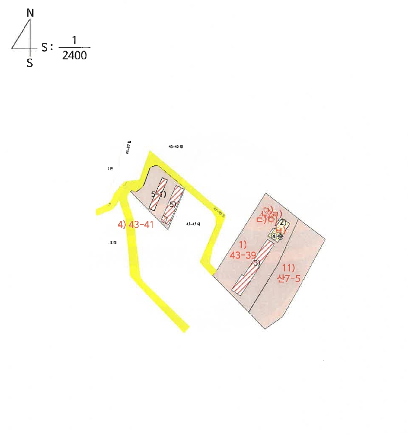 충청북도 괴산군 청천면 사담리 43-39 외 9필지 숙박시설 경매 사진 78