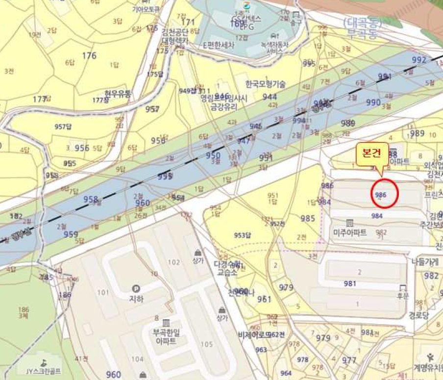 경상북도 김천시 부곡동 981-3 미주아파트 4동 4층405호 외 3필지 아파트 경매 사진 7
