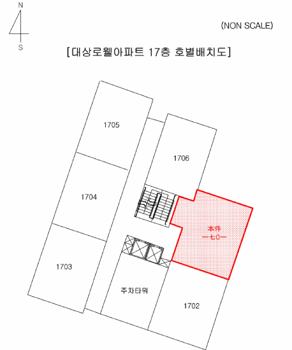 부산광역시 사상구 모라동 986-3 대상로웰아파트 17층1701호 외 1필지 오피스텔(주거) 경매 사진 9