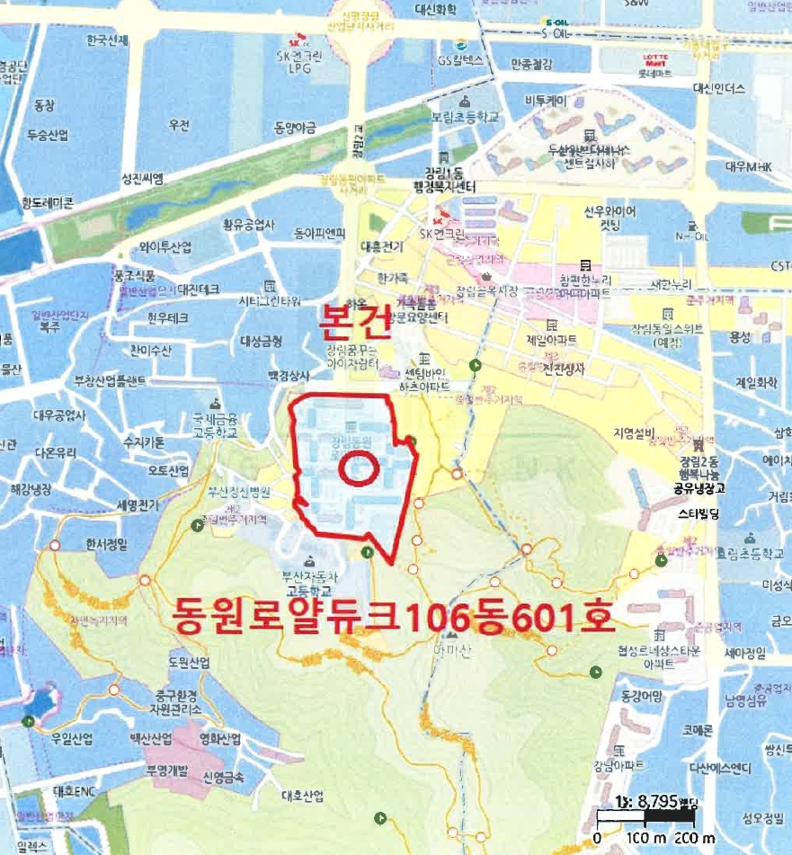 부산광역시 사하구 장림동 875 동원로얄듀크 106동 6층601호 아파트 경매 사진 15