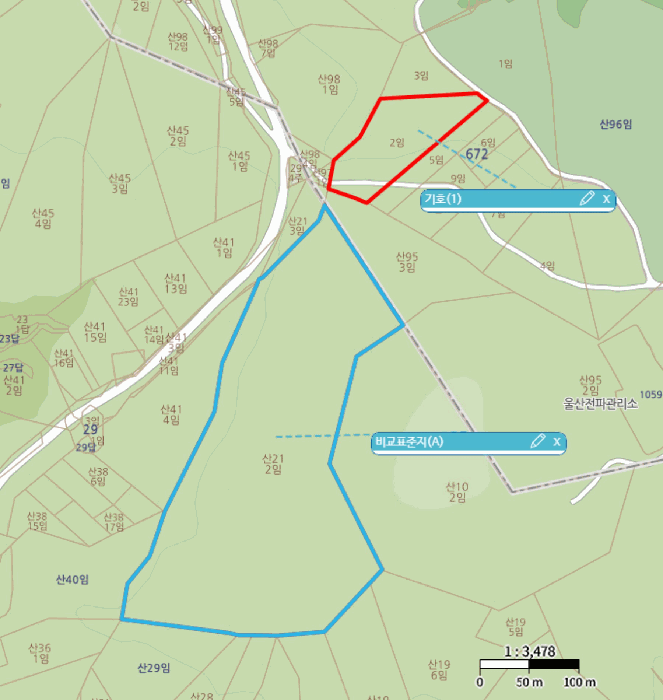 울산광역시 울주군 서생면 화정리 672-2 임야 경매 사진 9