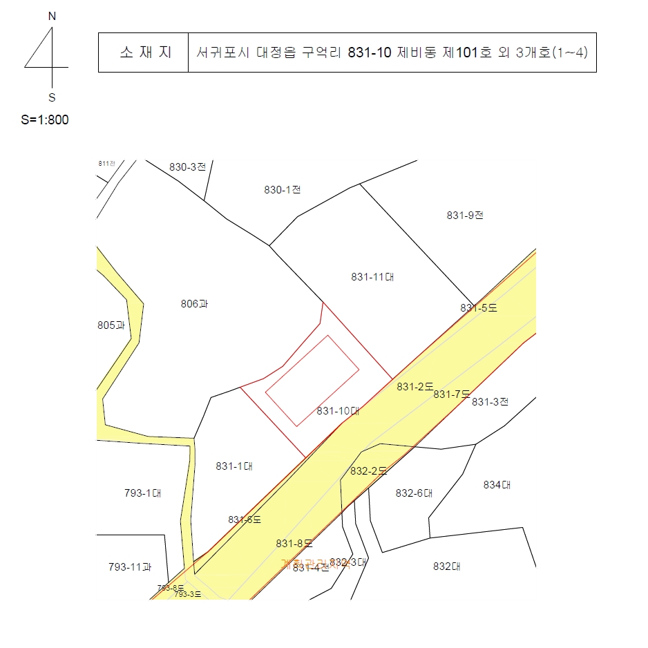 제주특별자치도 서귀포시 대정읍 구억리 831-10 비동 1층101호 근린상가 경매 사진 18