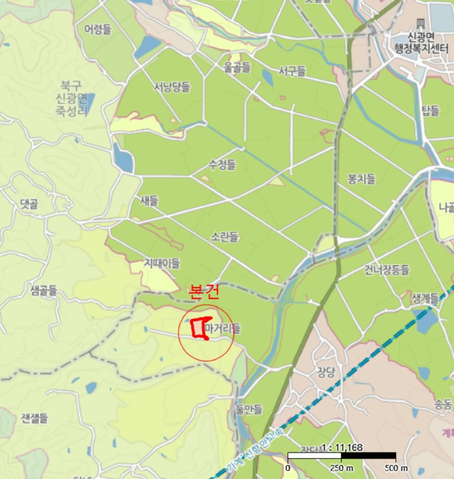 경상북도 포항시 북구 신광면 우각리 978-2 답 경매 사진 18