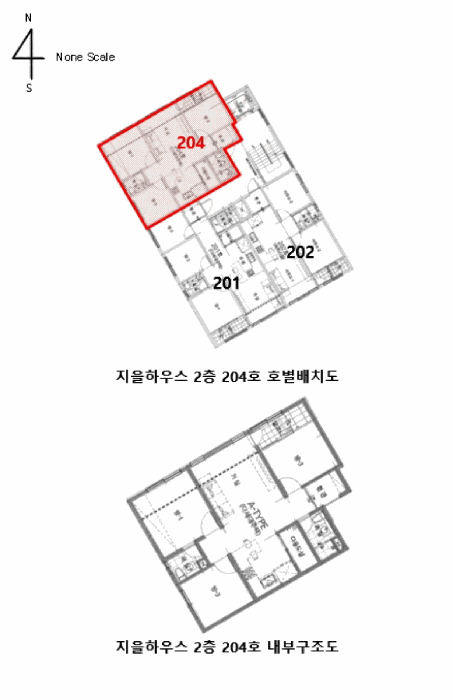 경상남도 양산시 하북면 지산리 10-10 지을하우스 2층204호 다세대주택 경매 사진 6