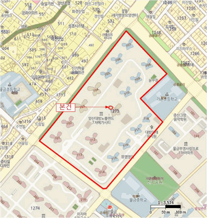 경상남도 양산시 물금읍 가촌리 1273-1 양산대방노블랜드7차메가시티 711동 10층1004호 아파트 경매 사진 9