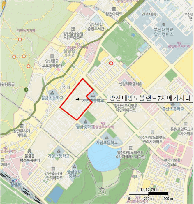 경상남도 양산시 물금읍 가촌리 1273-1 양산대방노블랜드7차메가시티 711동 10층1004호 아파트 경매 사진 10