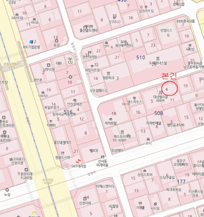 울산광역시 남구 신정동 508-4 대상웰리움 3층305호 외 2필지 오피스텔(주거) 경매 사진 8