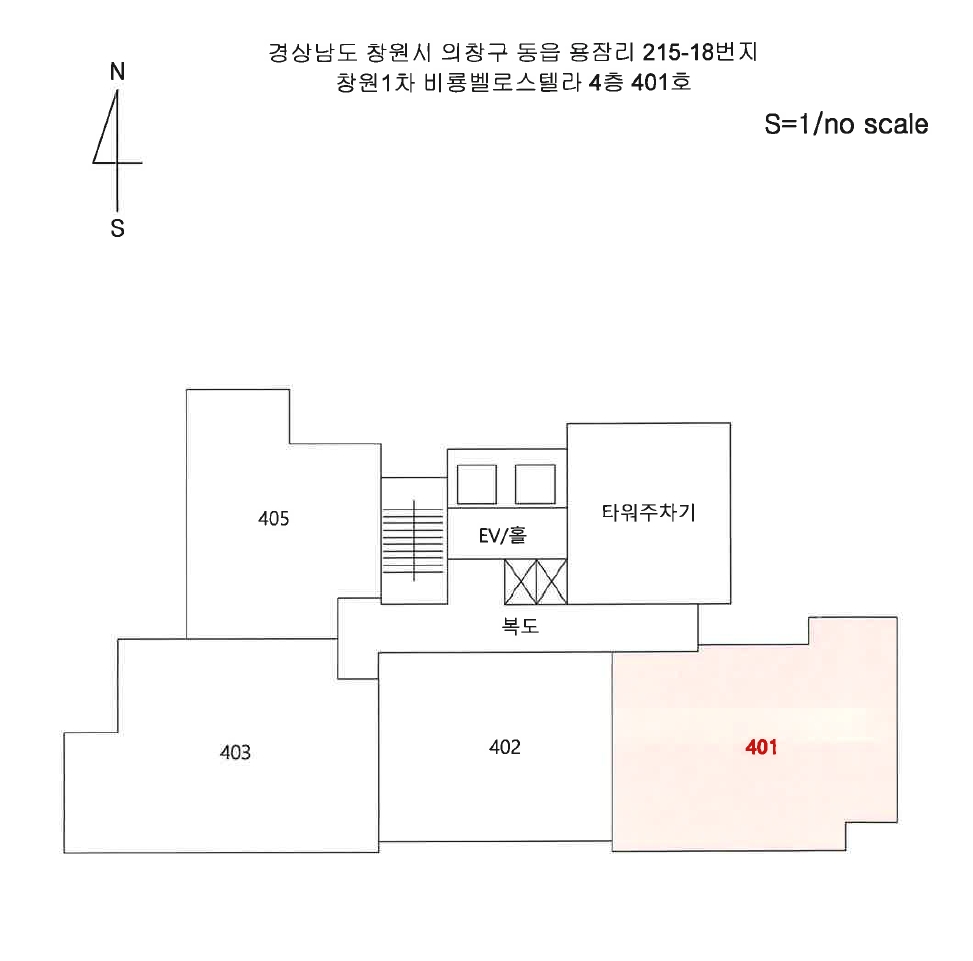 경상남도 창원시 의창구 동읍 용잠리 215-18 창원1차비룡벨로스텔라 4층401호 아파트 경매 사진 14