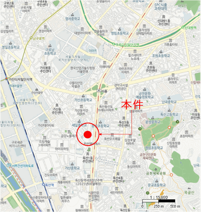 서울특별시 금천구 독산동 151-3 에스엠벨리체 제9층 제908호 외 1필지 오피스텔(주거) 경매 사진 11