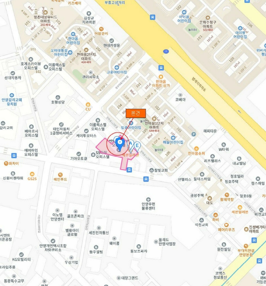 경기도 안양시 동안구 호계동 896-7 쎈텀플레이스 10층에이동1001호 오피스텔 경매 사진 40