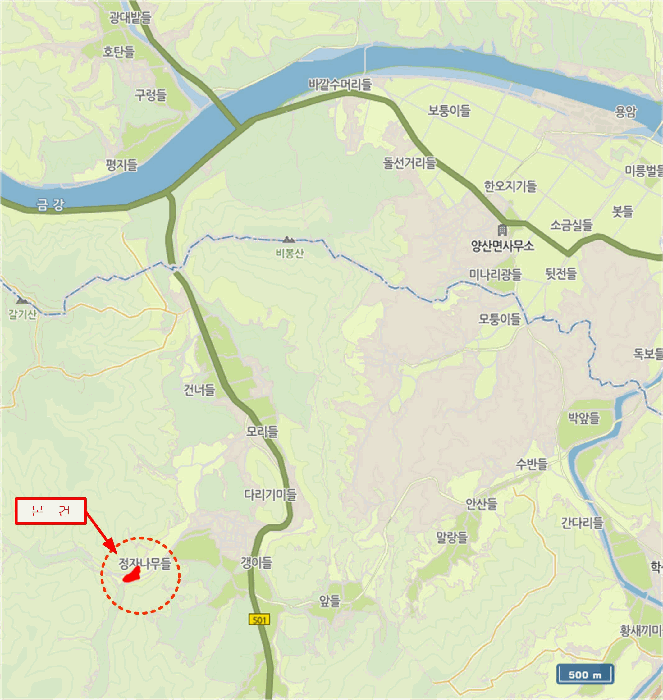 충청북도 영동군 학산면 지내리 1464-1 외 1필지 답 경매 사진 8