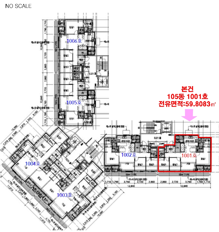 충청남도 금산군 금산읍 양지리 468 이편한세상금산프라임포레 105동 10층1001호 아파트 경매 사진 23