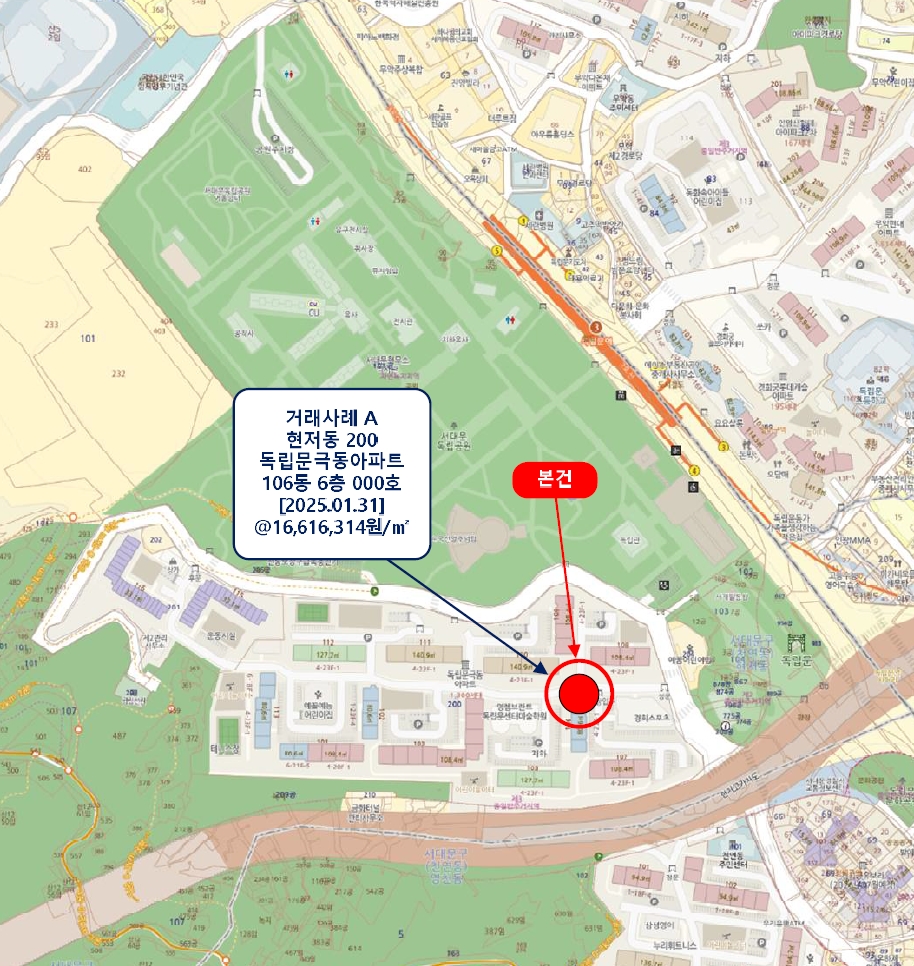 서울특별시 서대문구 현저동 200 독립문극동아파트 106동 11층1101호 아파트 경매 사진 23