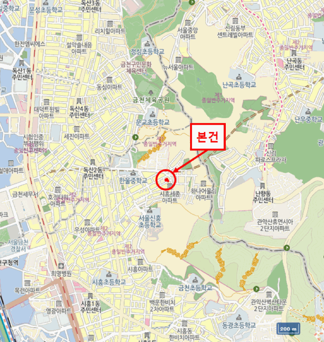 서울특별시 금천구 시흥동 796-5 가온빌리지 제에이동 제4층 제402호 외 1필지 다세대주택 경매 사진 8