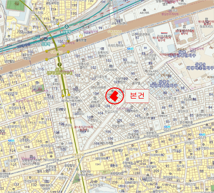 서울특별시 중랑구 상봉동 104-48 케이제이케렌시아 8층803호 외 5필지 오피스텔(주거) 경매 사진 11