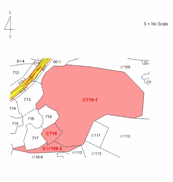 경상남도 함양군 유림면 서주리 713 외 5필지 전 경매 사진 22