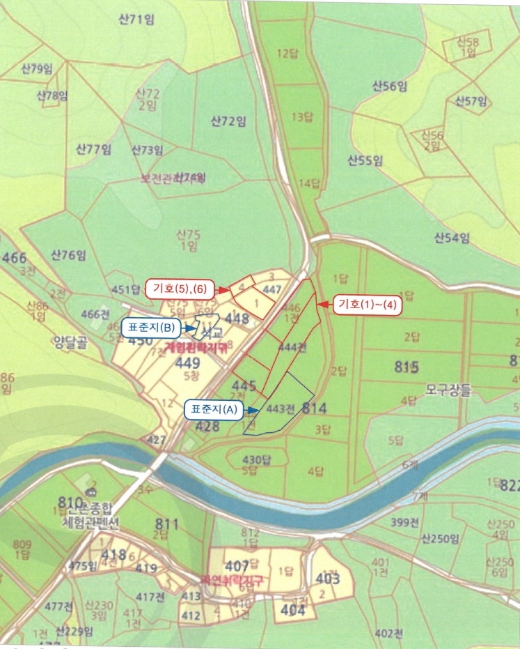 전라남도 장흥군 장동면 북교리 444 외 3필지 전 경매 사진 10