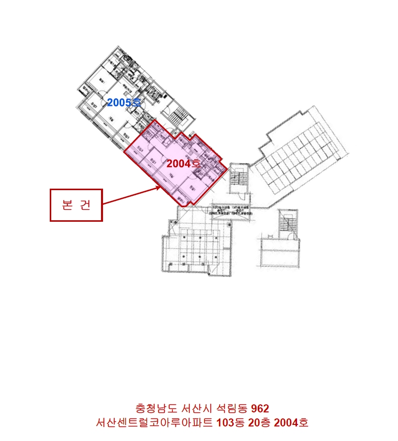 충청남도 서산시 석림동 962 서산센트럴코아루아파트 103동 20층2004호 아파트 경매 사진 20