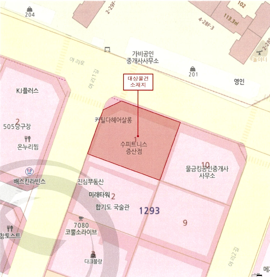 경상남도 양산시 물금읍 가촌리 1293-1 우성프라자 1층106호 근린상가 경매 사진 13