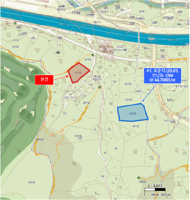 경기도 용인시 기흥구 언남동 산73 임야 경매 사진 32
