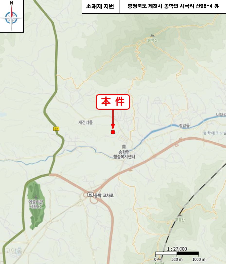 충청북도 제천시 송학면 시곡리 산96-4 외 28필지 임야 경매 사진 24
