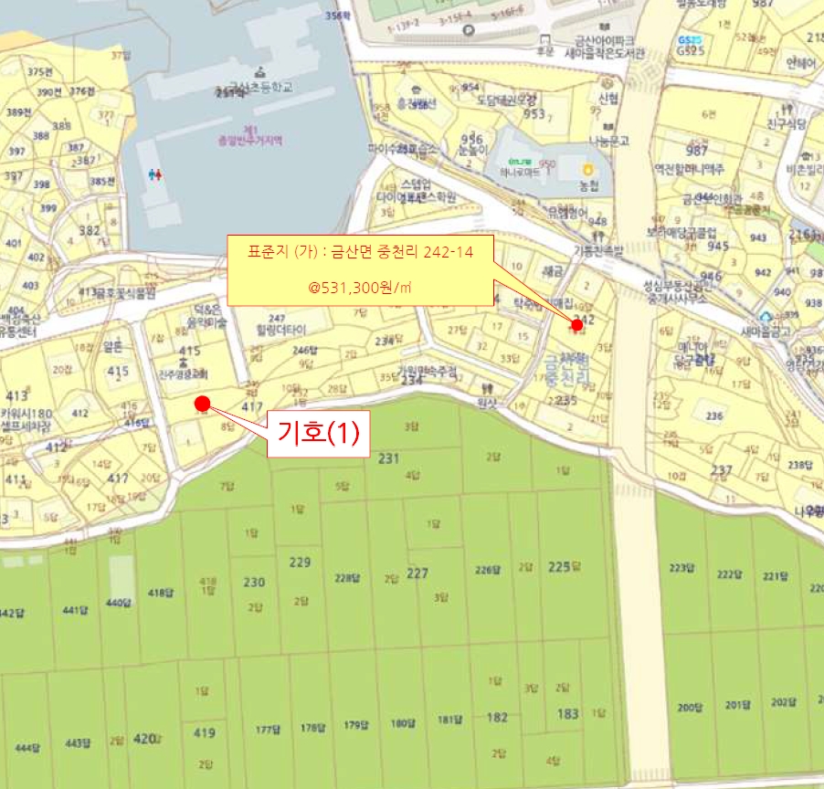 경상남도 진주시 금산면 중천리 416-3 답 경매 사진 12