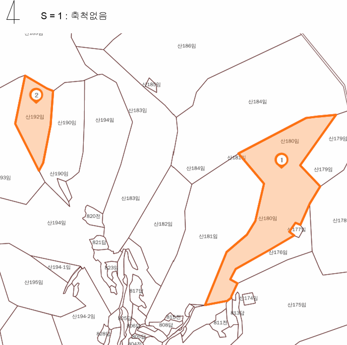 전라남도 순천시 별량면 대룡리 산180 임야 경매 사진 8