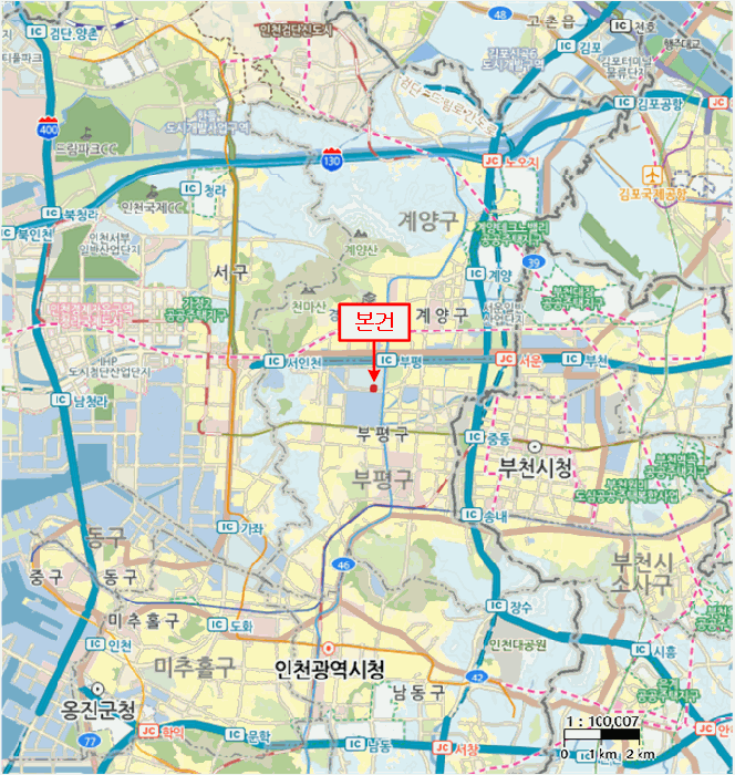 인천광역시 부평구 청천동 424-9 부평테크노파크엠2 1층 107호 지식산업센터 경매 사진 10