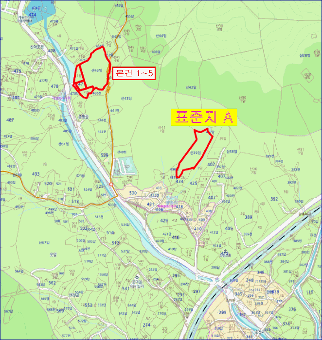 충청남도 계룡시 엄사면 향한리 471-4 외 4필지 임야 경매 사진 31