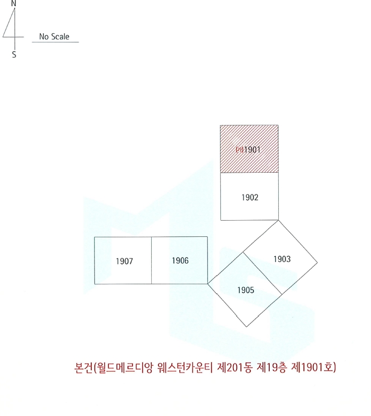 대구광역시 수성구 범어동 966-1 범어 월드메르디앙 웨스턴카운티 201동 19층1901호 아파트 경매 사진 19
