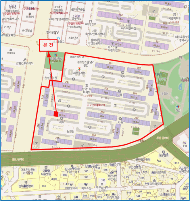 경상남도 김해시 외동 1261-9 한국아파트 213동 12층1203호 아파트 경매 사진 17