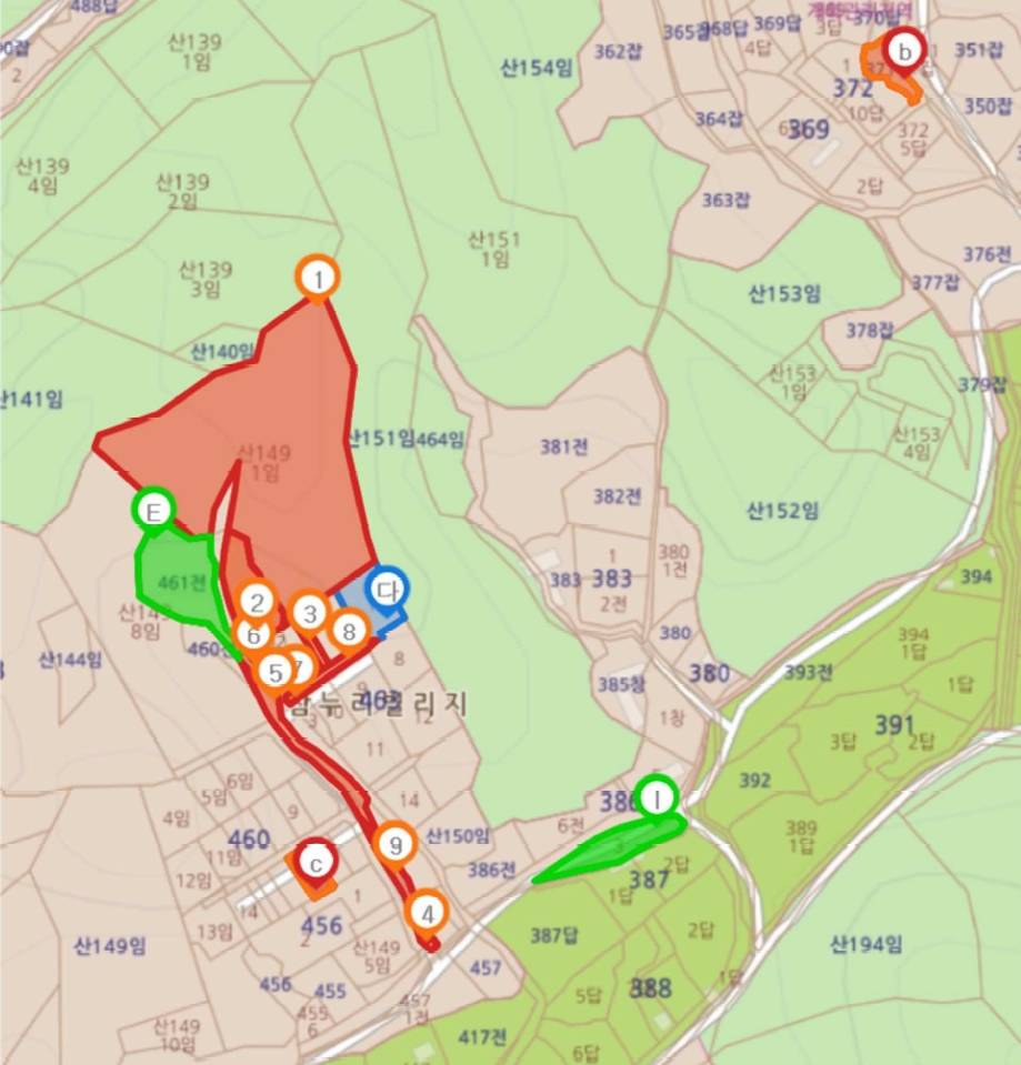 경기도 연천군 백학면 통구리 산149-1 외 8필지 임야 경매 사진 25