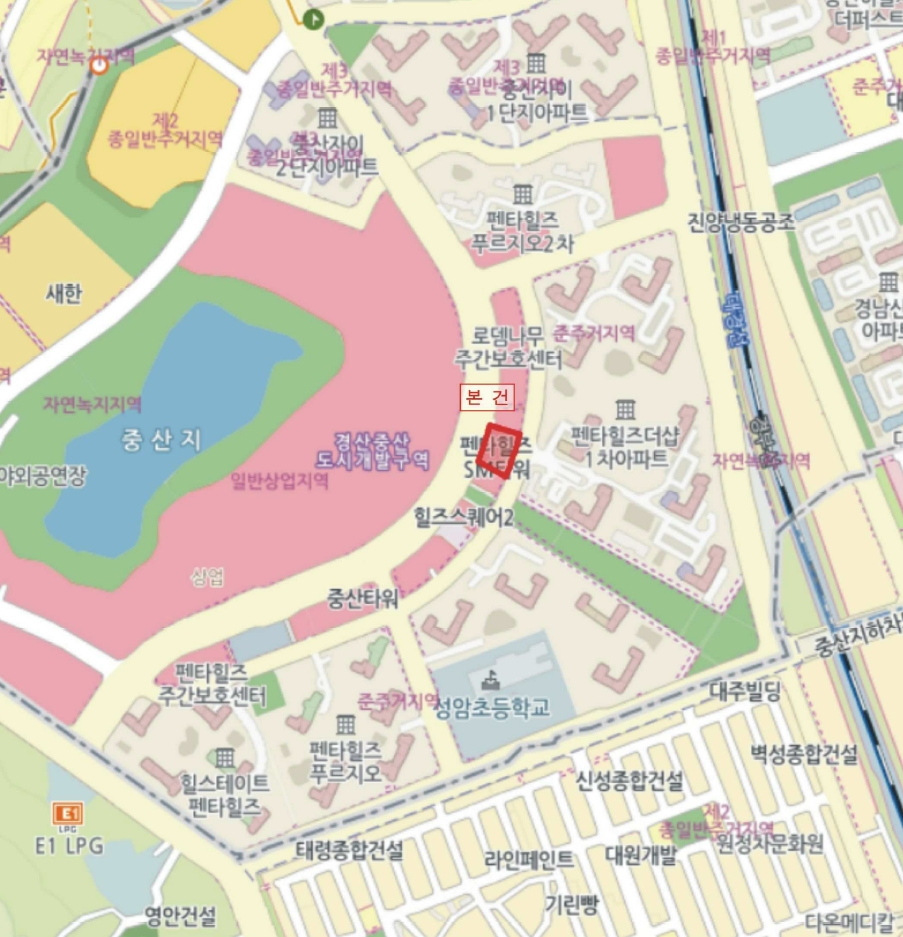 경상북도 경산시 중산동 635-1 펜타힐즈에스엠타워 5층508호 근린상가 경매 사진 17