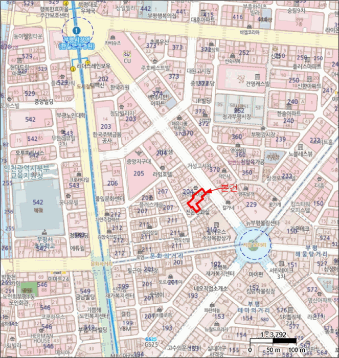 인천광역시 부평구 부평동 204-45 무한레뷰 3층304호 오피스텔 경매 사진 19