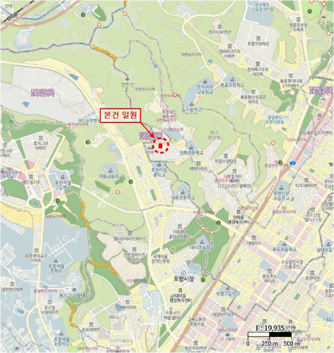 경상북도 포항시 북구 득량동 305-4 초원힐트리움 1층 101호 아파트 경매 사진 18