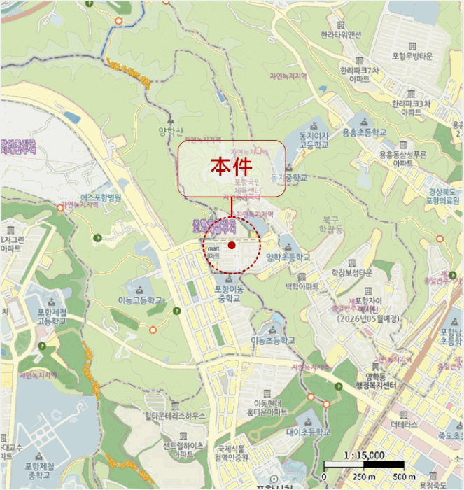 경상북도 포항시 북구 득량동 305-4 초원힐트리움 3층 302호 아파트 경매 사진 22