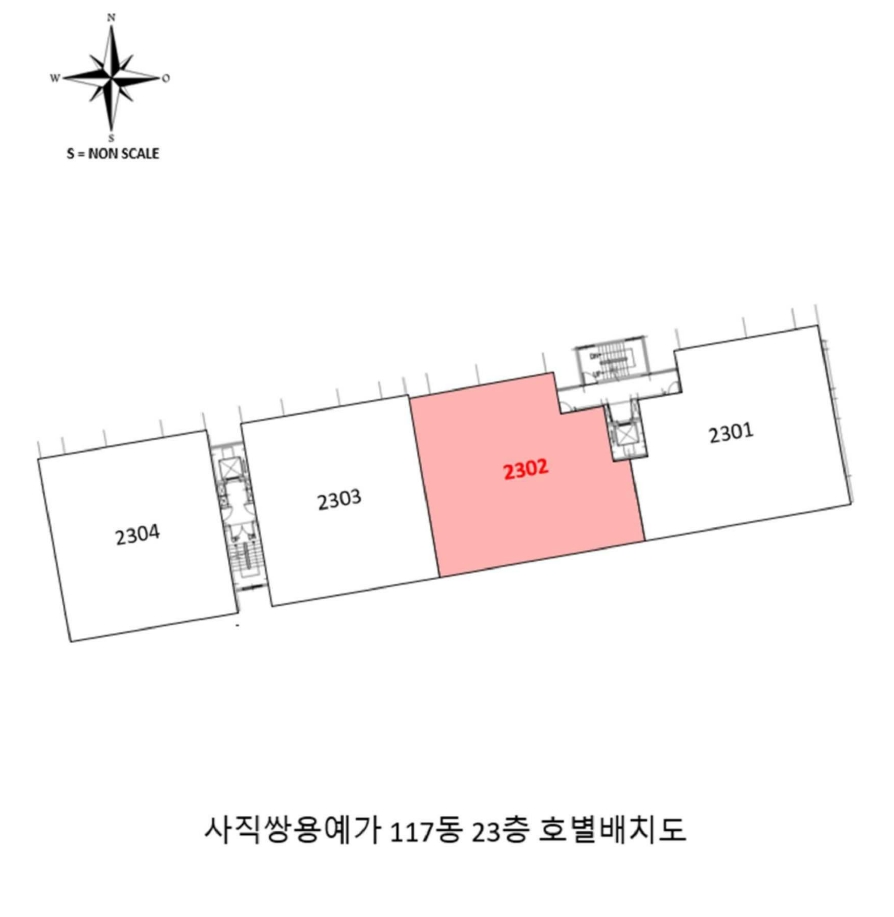 부산광역시 동래구 사직동 1017 사직쌍용예가 117동 23층2302호 아파트 경매 사진 9